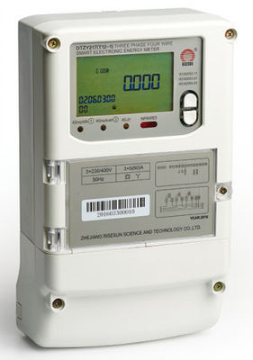 3 PLC LORA Module Iec de Smart Amr Electric Meter With GPRS de la fase 62052 11