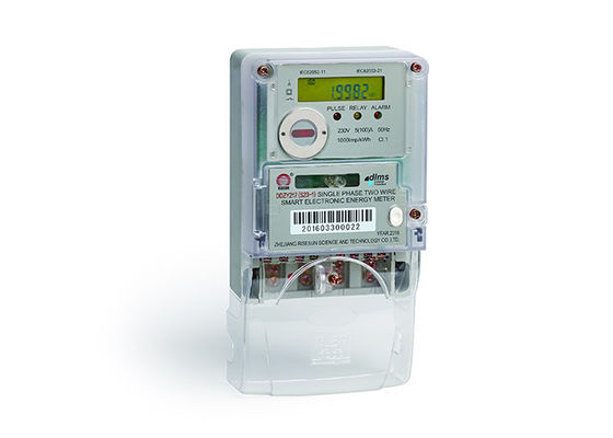 IEC avanzado 62056 42 de AMI Smart Meter Energy Monitor la monofásico del LCD