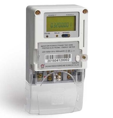 Metro 5 60 del PLC LORA Electric Meter Prepaid Electronic de Smart Card GPRS 10 100 A