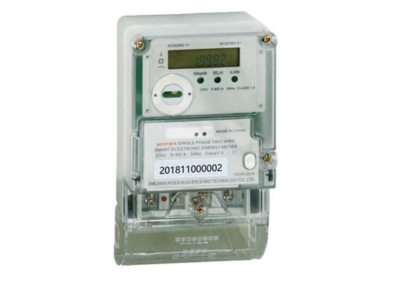 IEC62052 avanzó a AMI Smart Meter Single Phase 240V 20 80 10 100 A